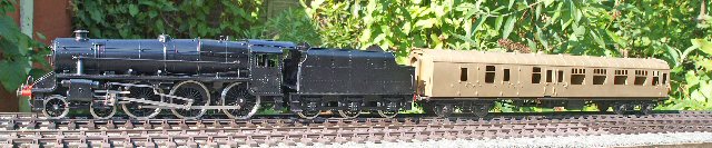 The Bachmann Brassworks Black Five and a Tower Brass Mk1 BSK